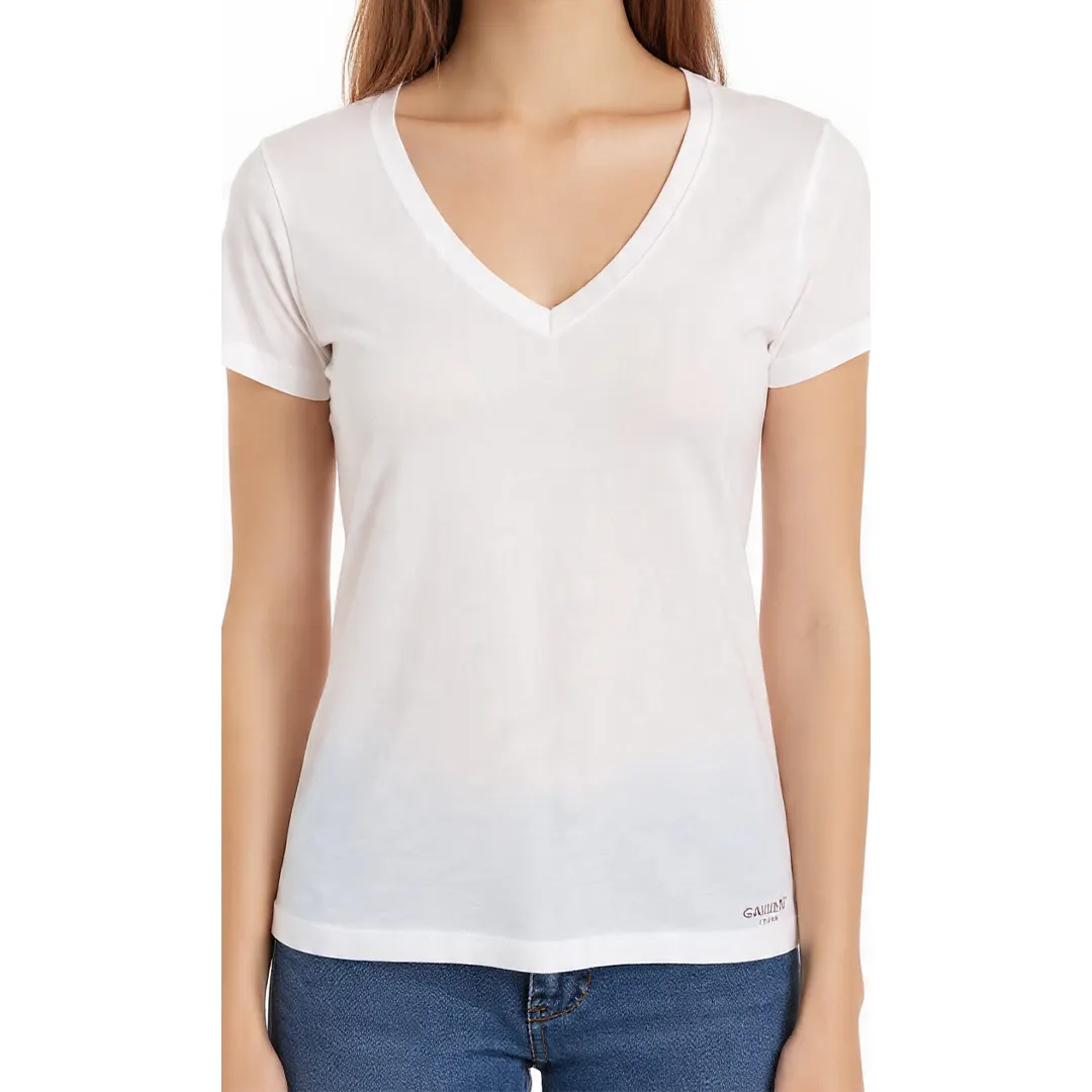 T-Shirt Scollo V Donna