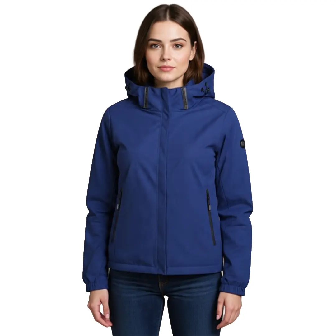 Giacca Cappuccio Donna - Blu - 40