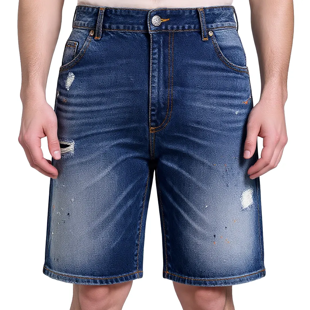 Bermuda Jeans - Denim Scuro - 31/45
