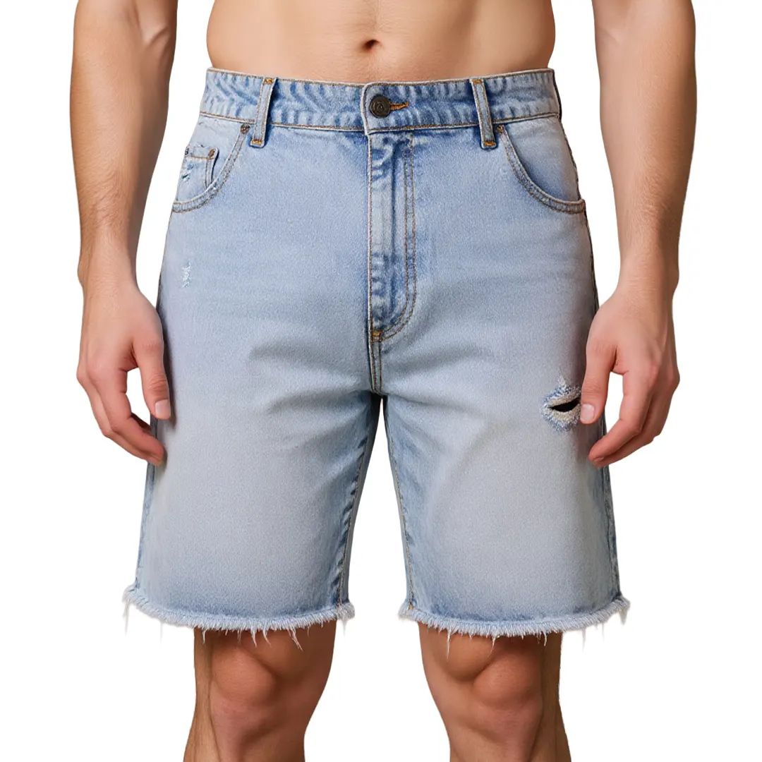 Bermuda Jeans - Denim Chiaro - 30/44