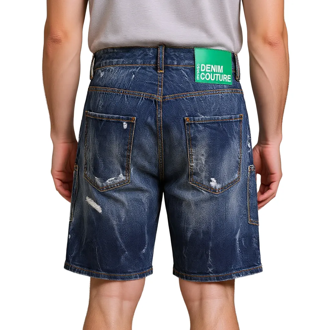 Bermuda Jeans - Denim Scuro - 30/44