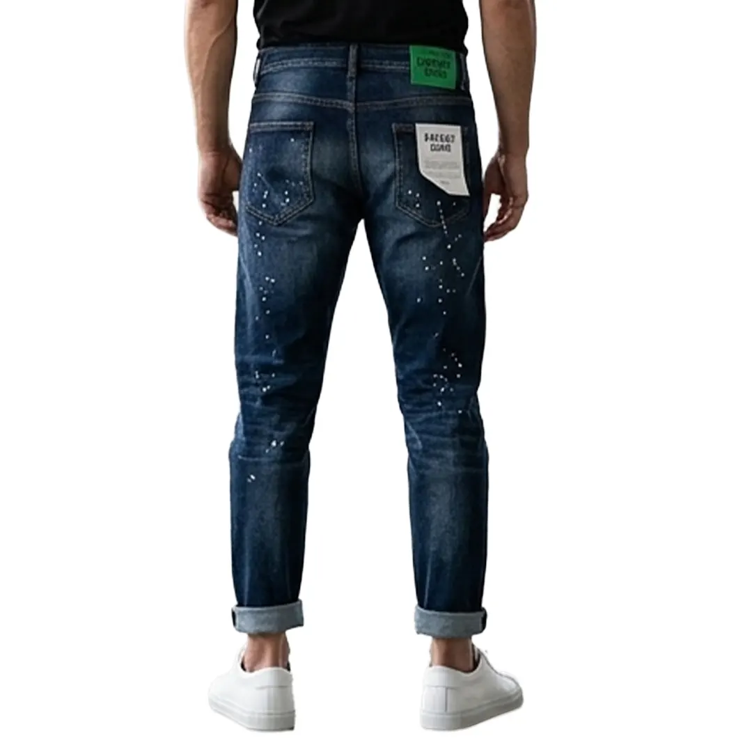 Jeans Carrot Fit 4 Tasche - Denim Chiaro - 32/46