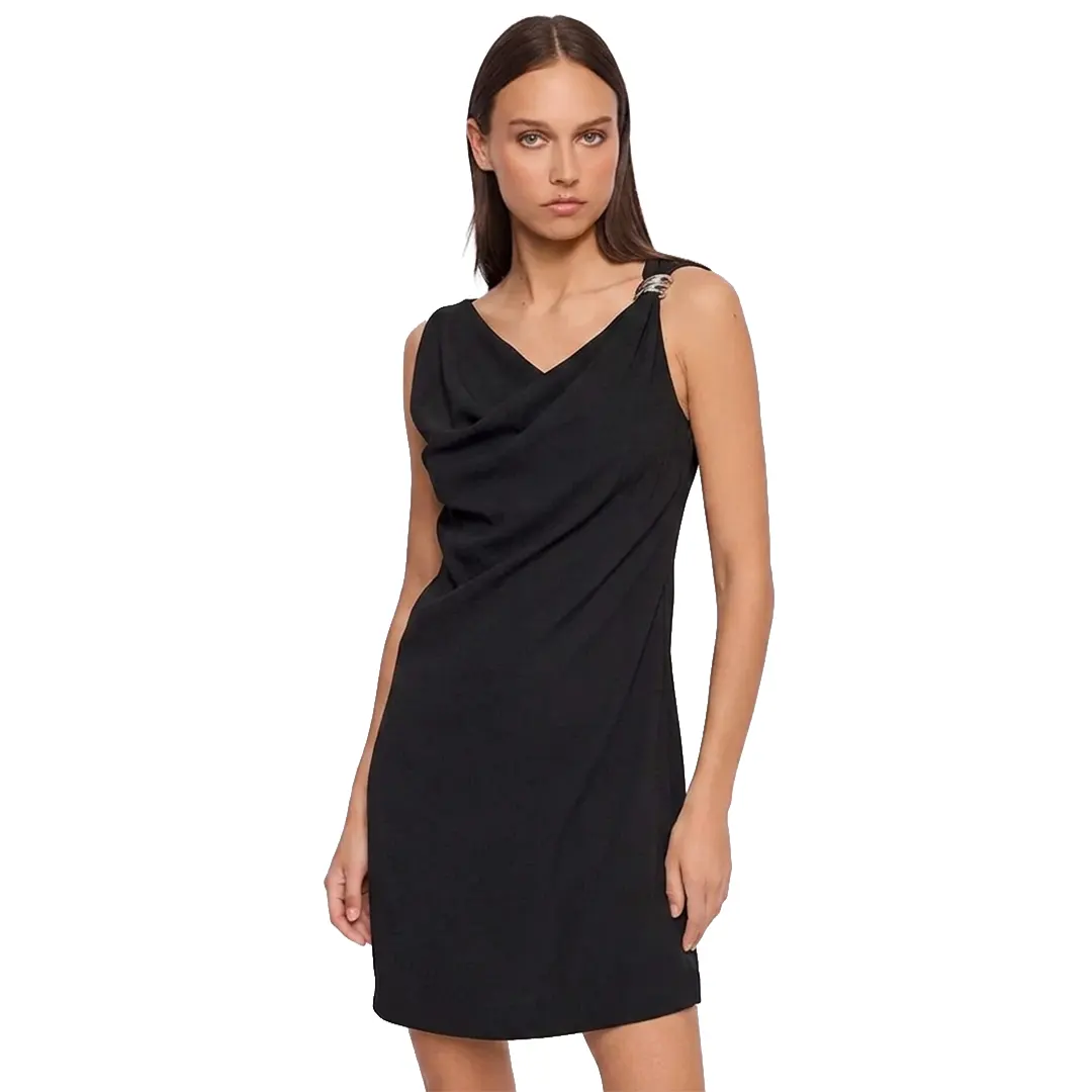 Abito Corto Donna - Nero - 38