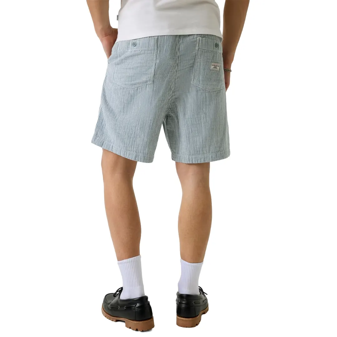 Bermuda Misto Lino - Bianco Blu - 30/44