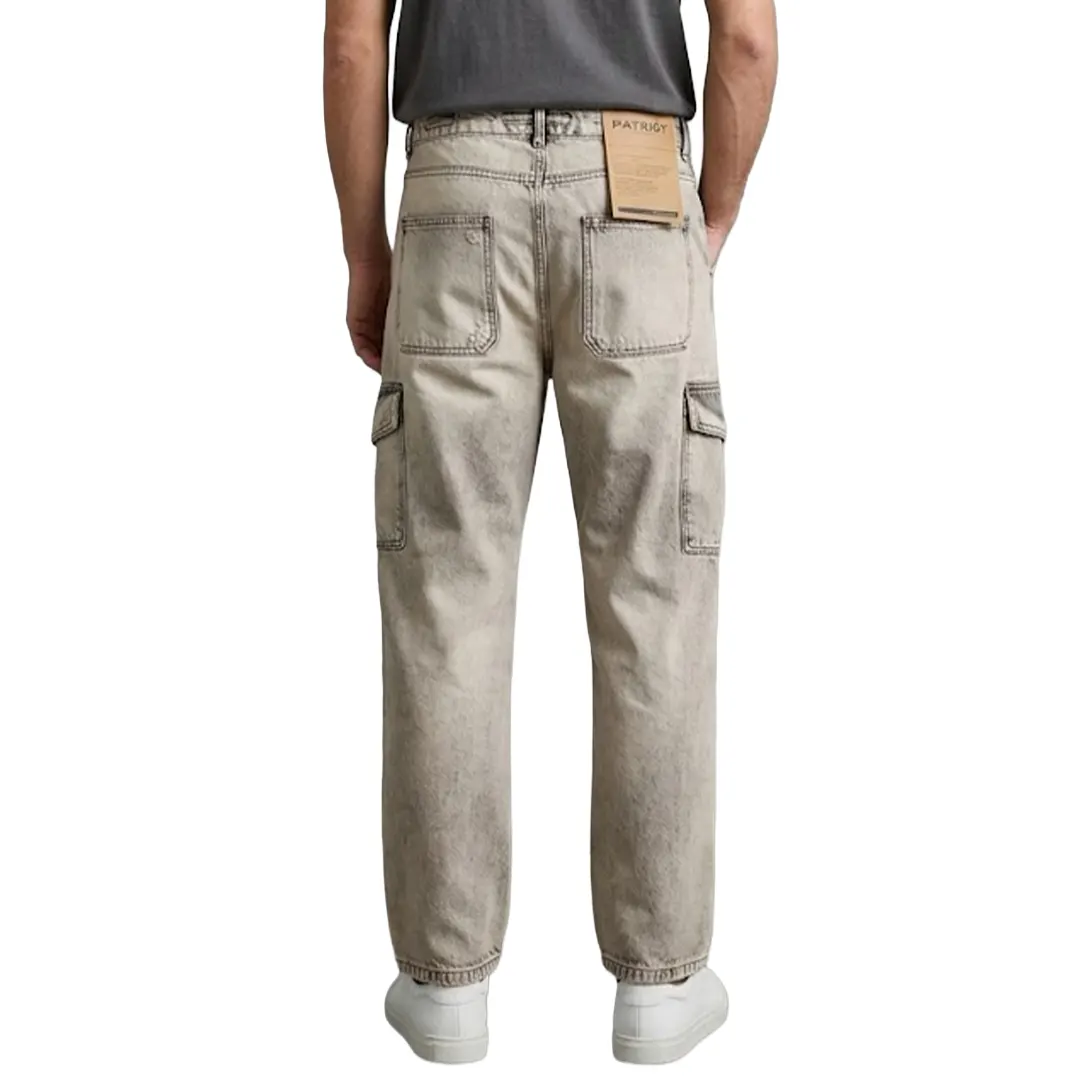 Jeans Loose Cargo - Greige - 30/44