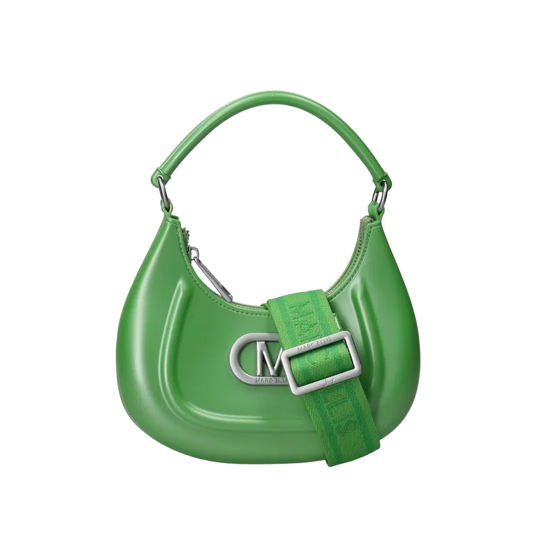 Borsa Spalla - Vibrant Green Steel