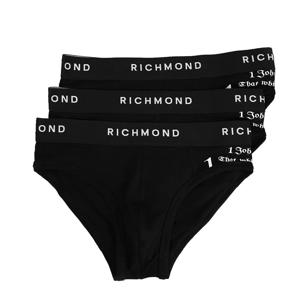 Set 3 Slip Nero - 2XL