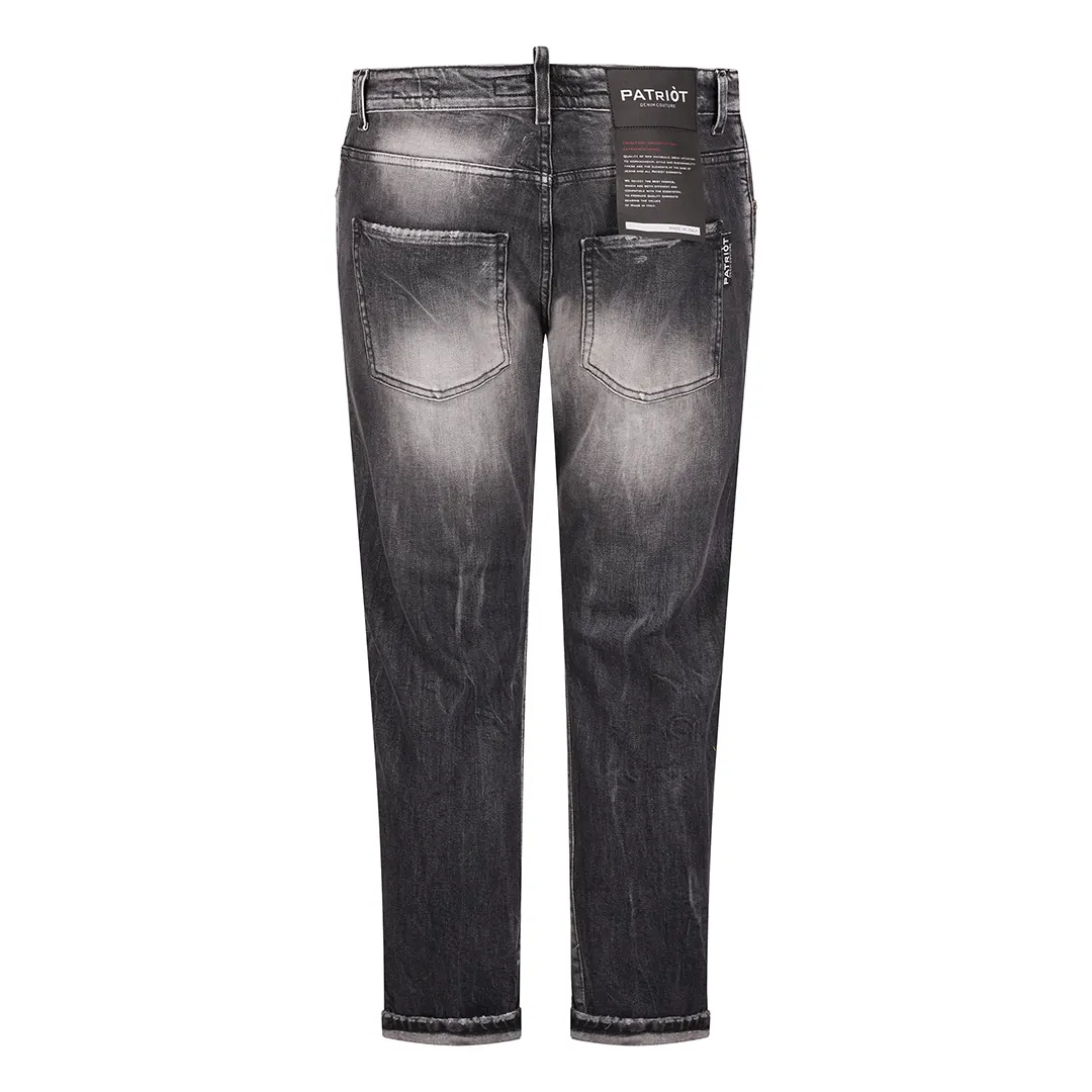 Jeans Carrot Fit - Grigio Scuro - 30/44