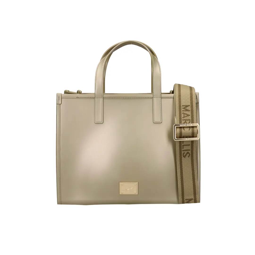 Borsa a Mano - KHAKI MATT GOLD