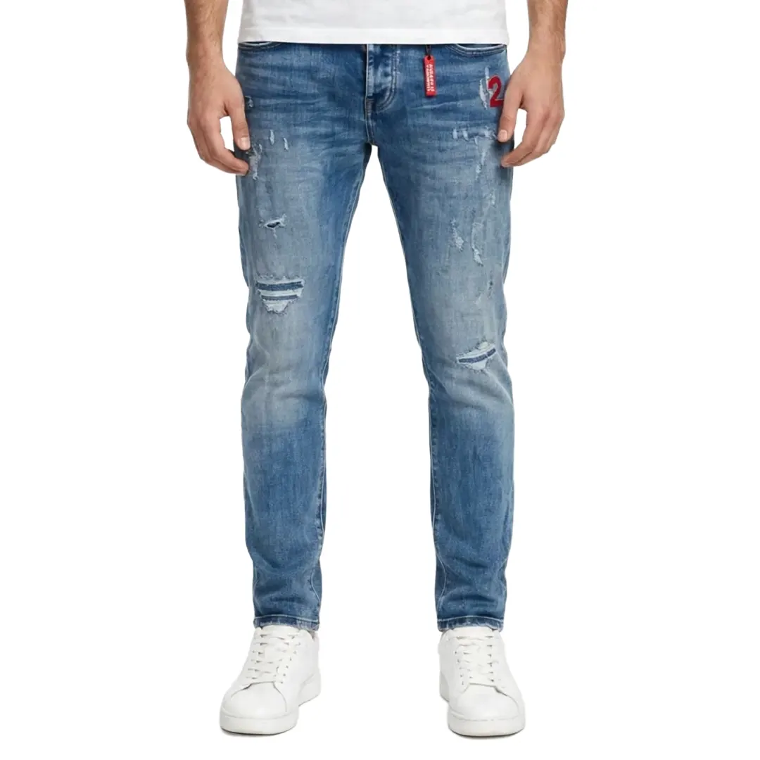 Jeans Slim Fit - Denim Chiaro - 44