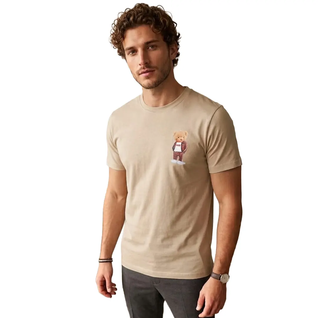 T-Shirt Orsetto - Beige - S