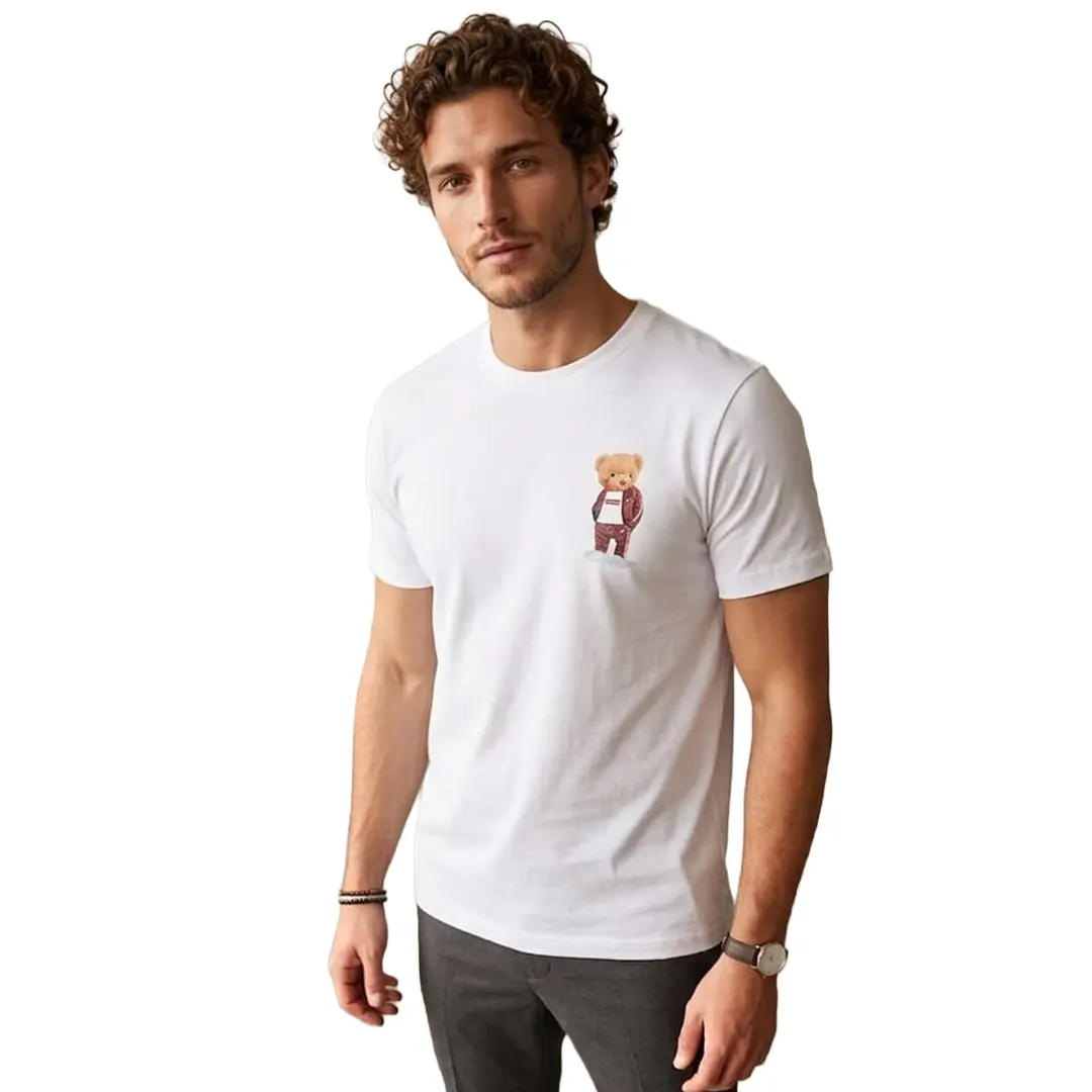 T-Shirt Orsetto - Bianco - S