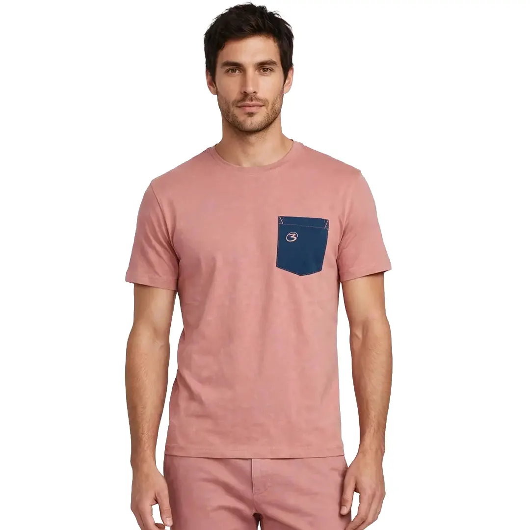 T-Shirt Con Taschino - Rosa 24 - S
