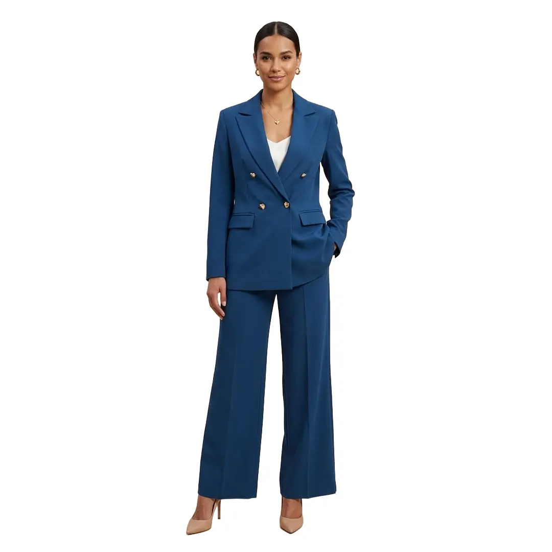 Tailleur Elegante Donna - Blu - S