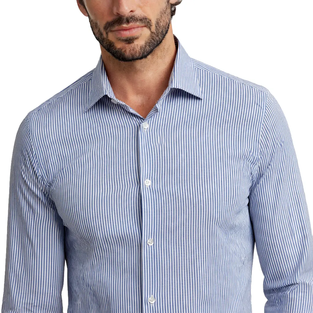 Camicia Bianco Celeste1 - L