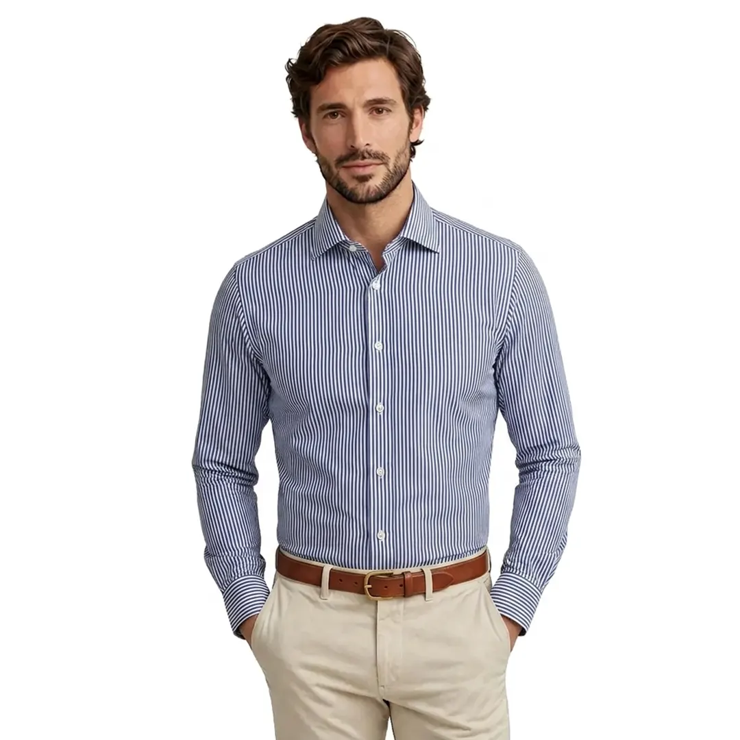 Camicia Bianco Celeste3 - L