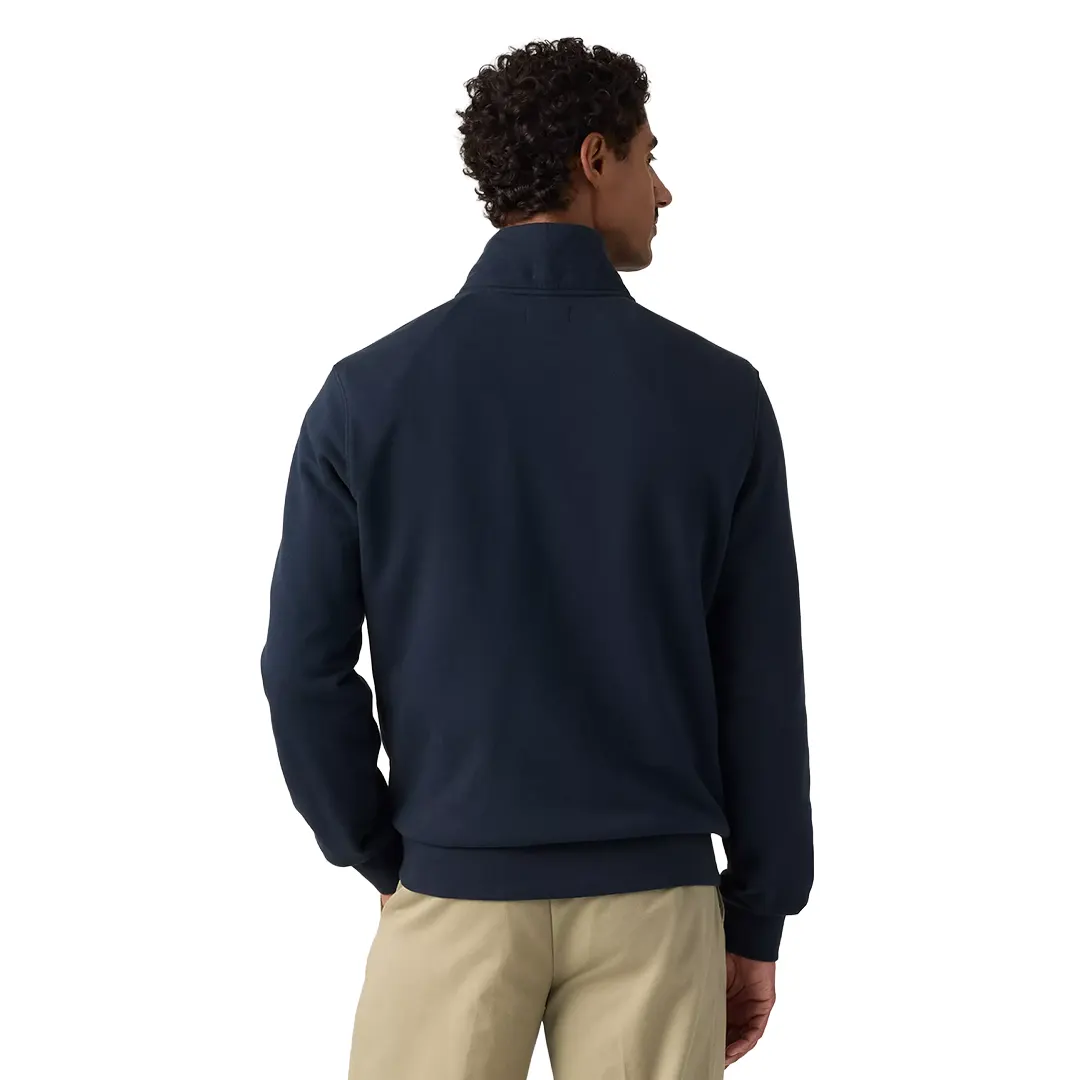Felpa Con Zip - Navy - M