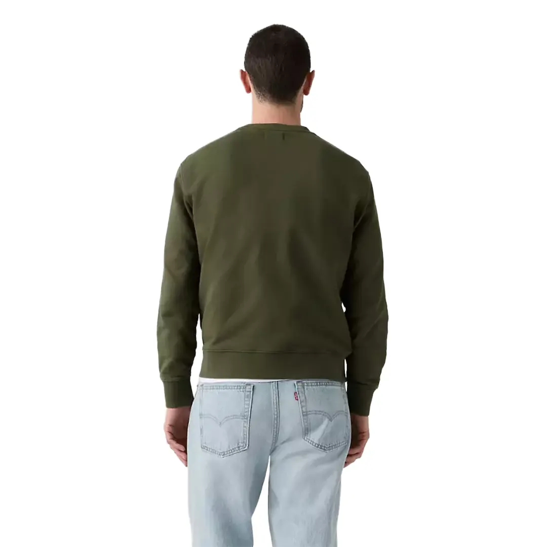 Felpa Sgarzata - Verde Militare - L