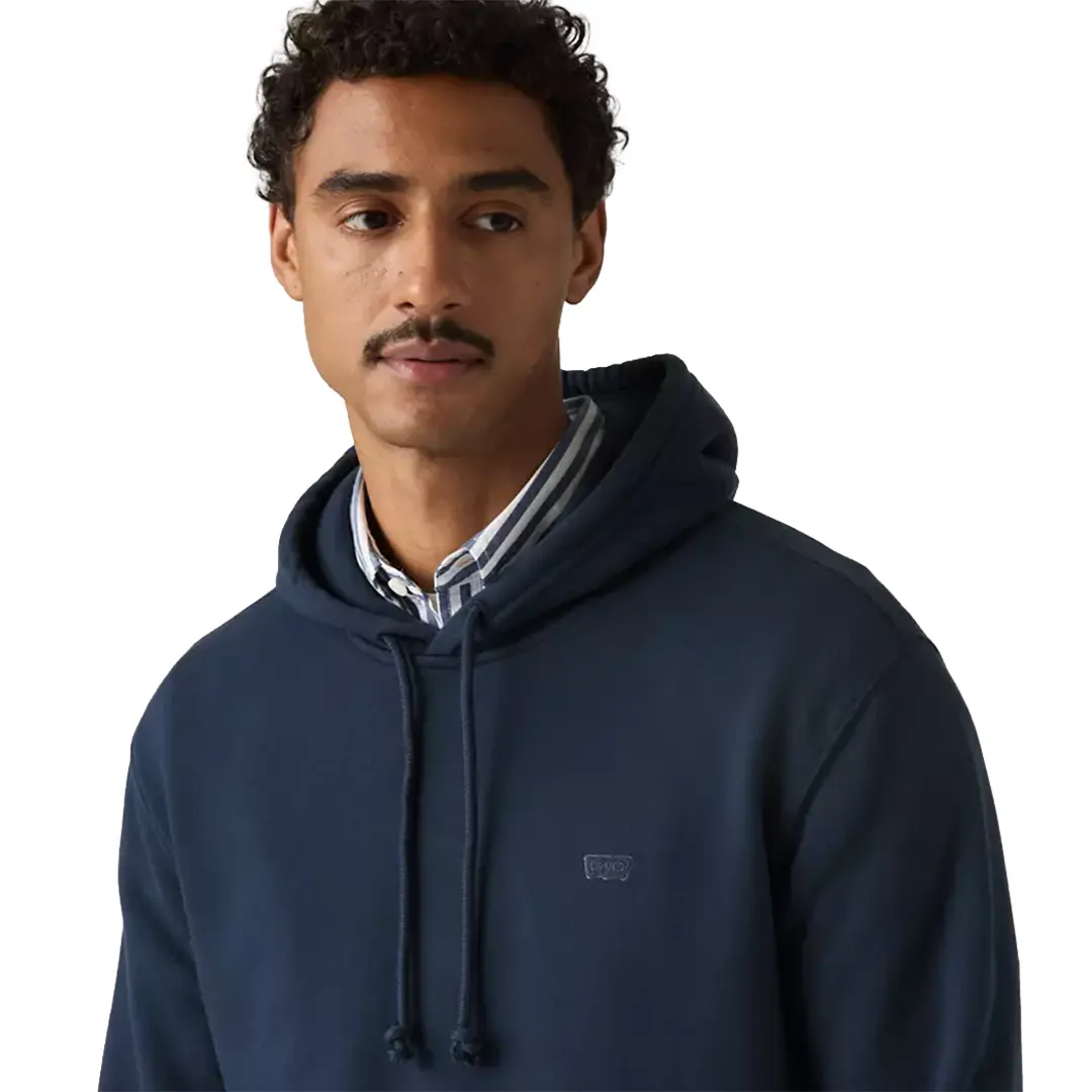 Felpa Cappuccio - Navy - L