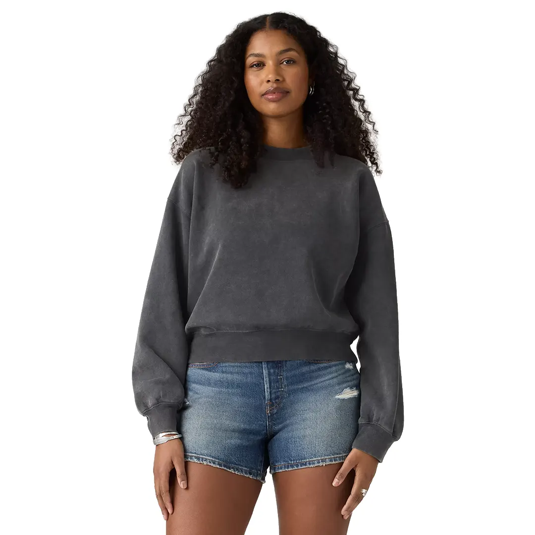 Maglia In Pile Donna - Grigio Scuro - XS