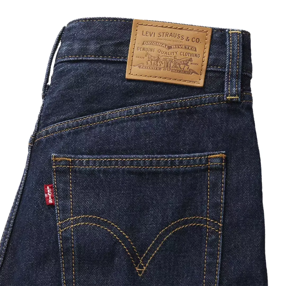 Jeans Vita Alta Donna - Denim Scuro - 24/38