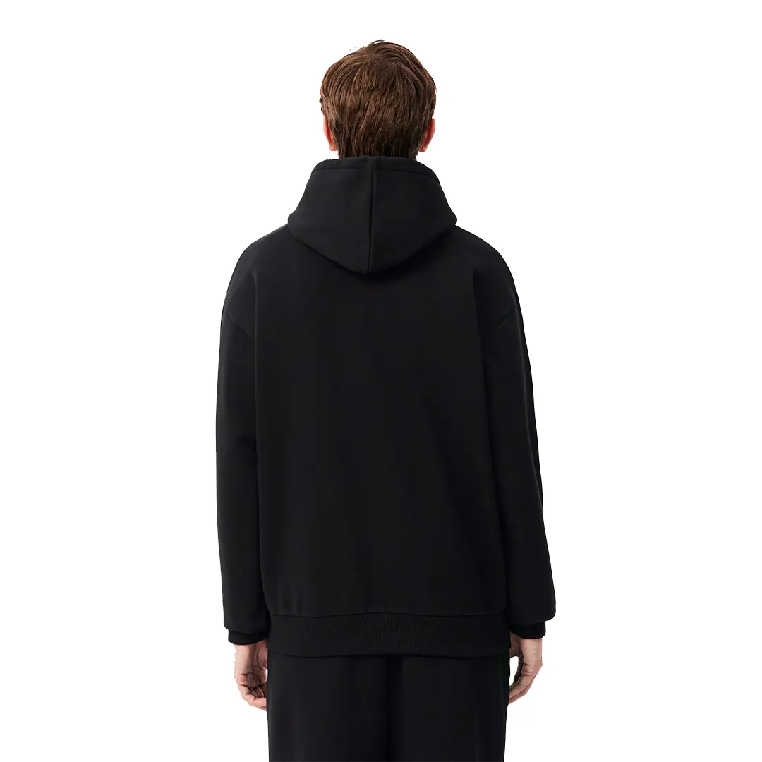 Felpa Pile Cappuccio - Nero 031 - 3/S