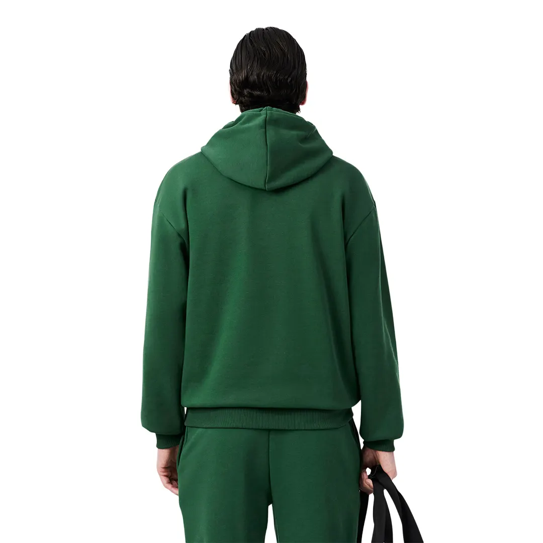 Felpa Pile Cappuccio - Verde 132 - 3/S