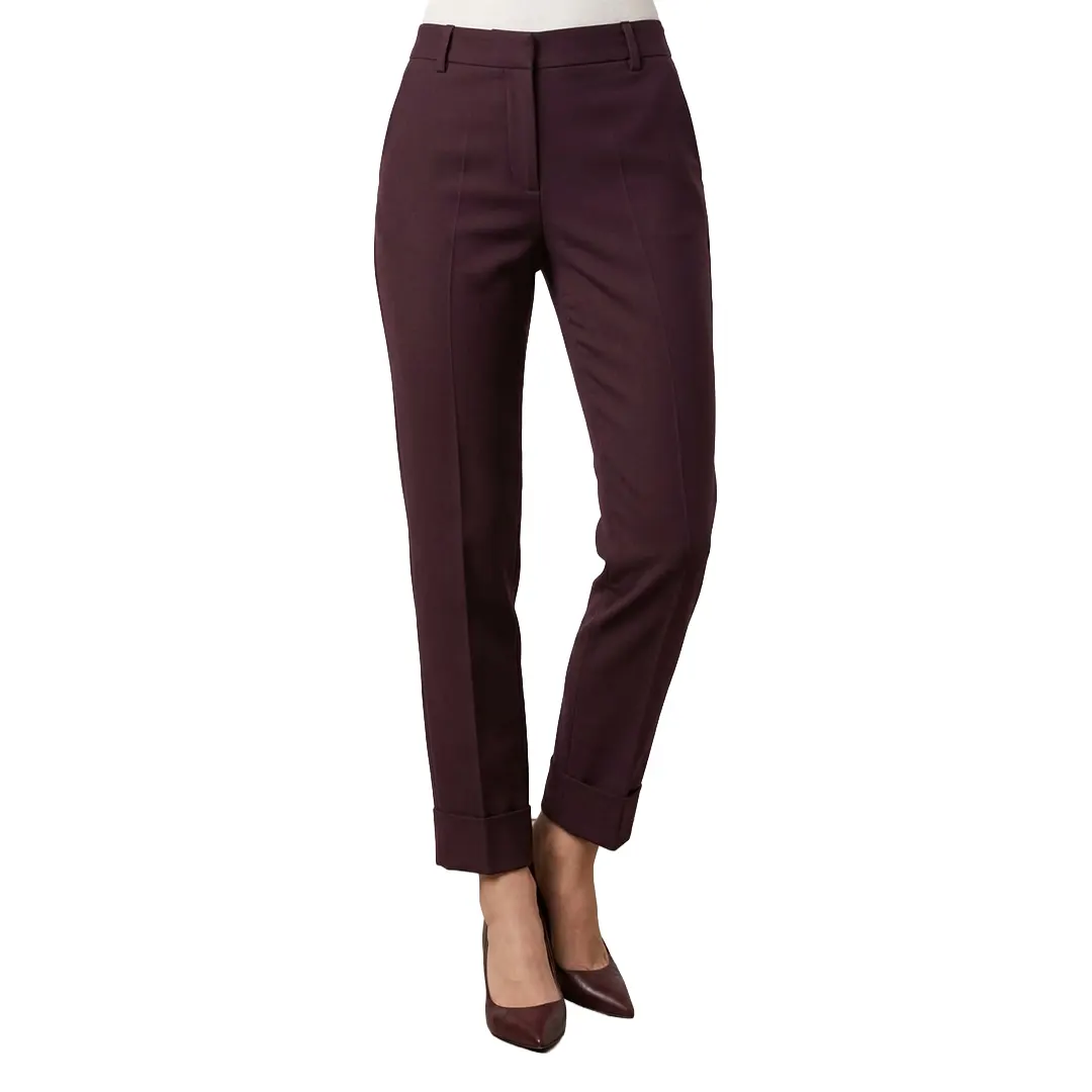 Pantalone Diritto Slim Donna - Huchleberry - 1/38