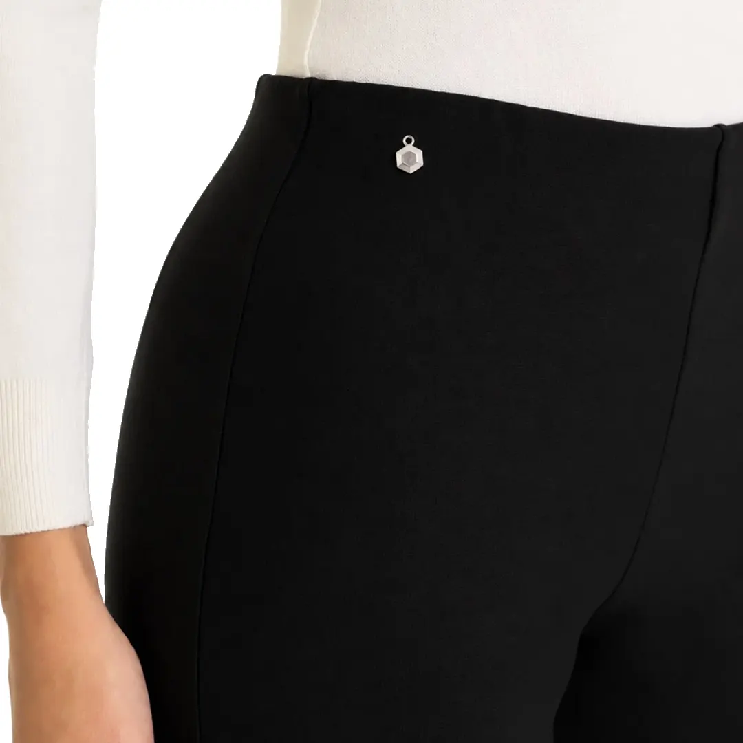 Pantalone Gamba Dritta Donna - Nero - 2/40