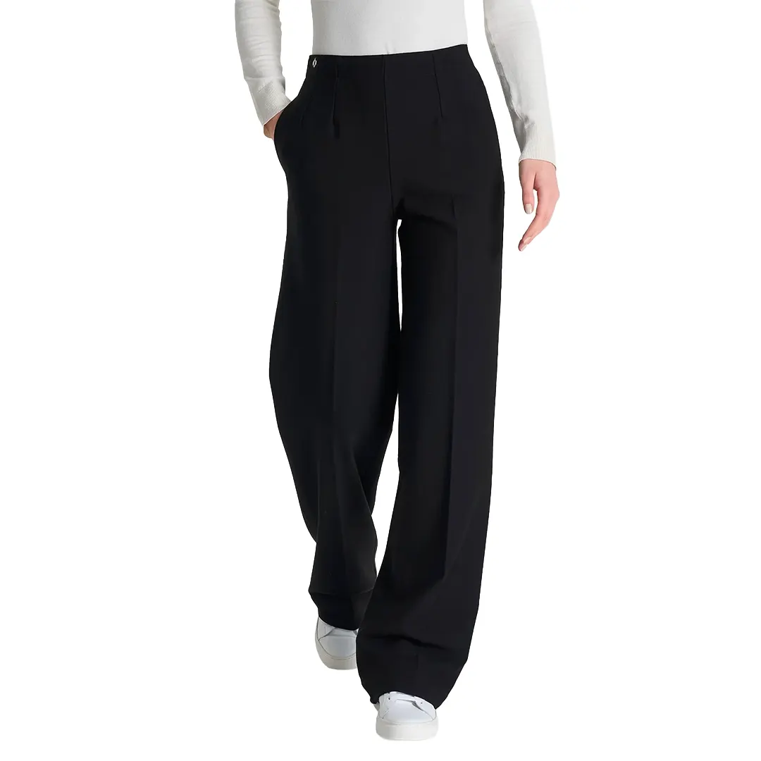 Pantalone Con Tasche Donna - Nero - 1/38