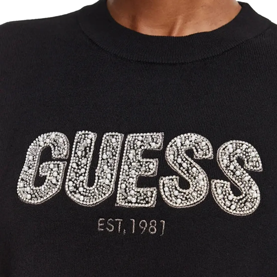 Maglione Strass Donna - Nero - XS