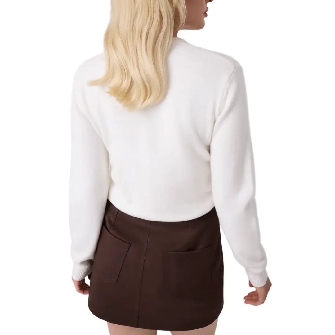 Maglione Orso Donna - Panna - XS