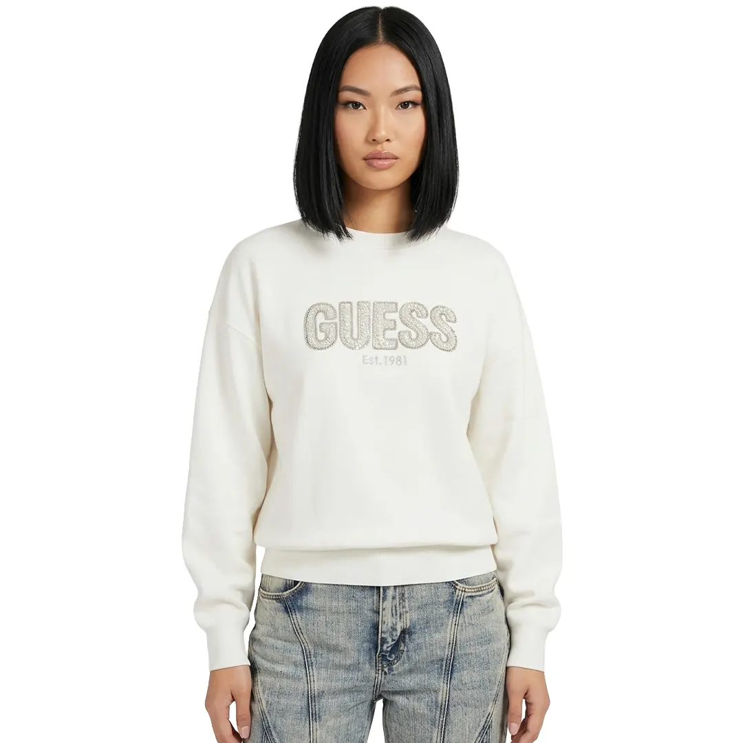 Maglione Strass Donna - Panna - XS