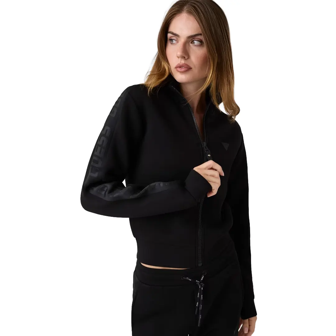 Felpa Zip Donna - Nero - XS