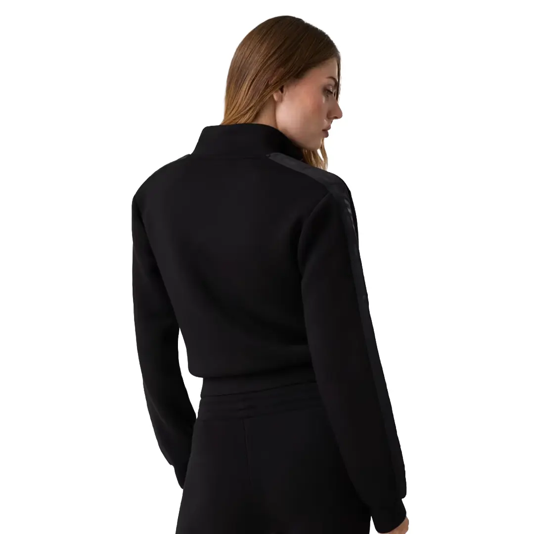 Felpa Zip Donna - Nero - XS