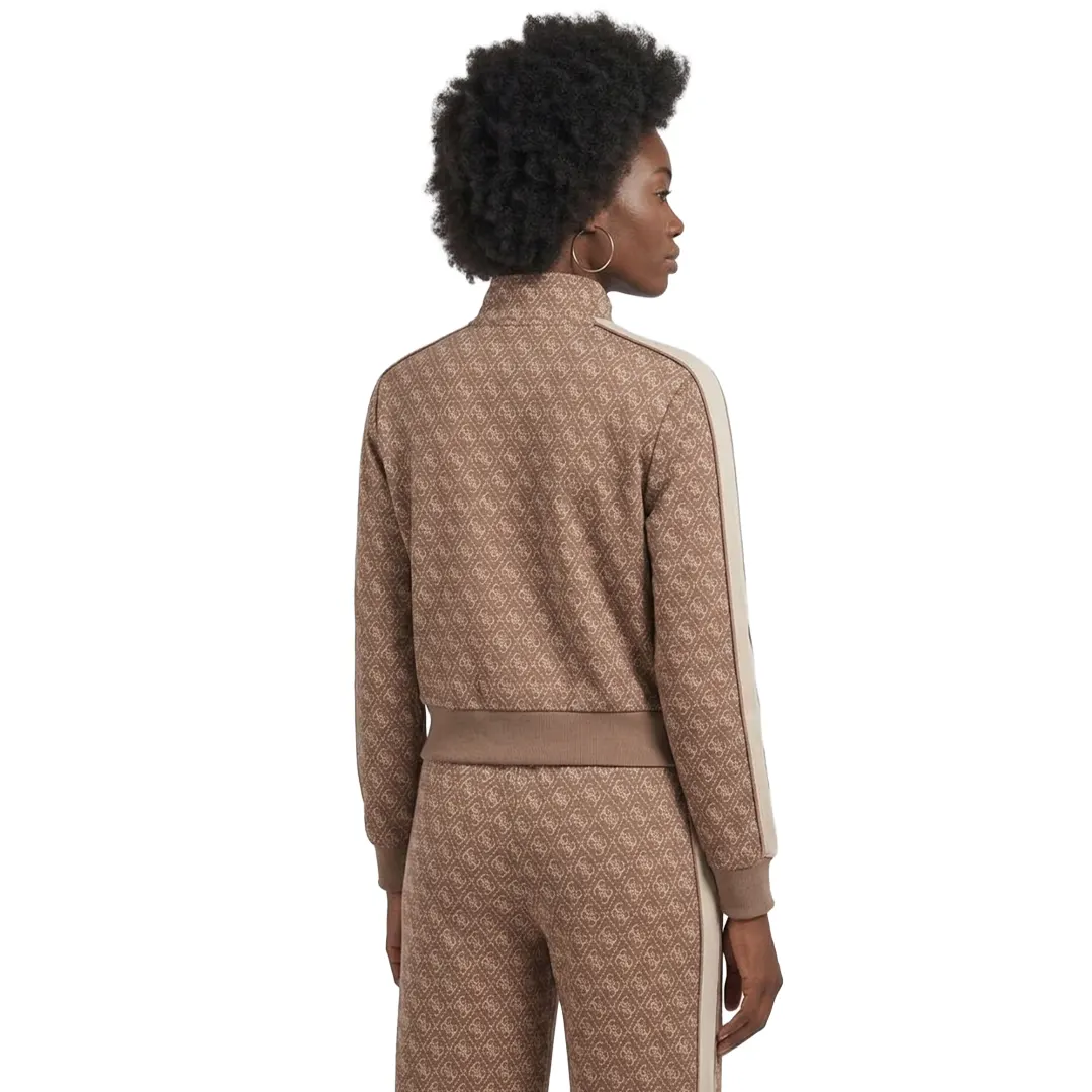Felpa Zip Donna - Marrone Beige - XS