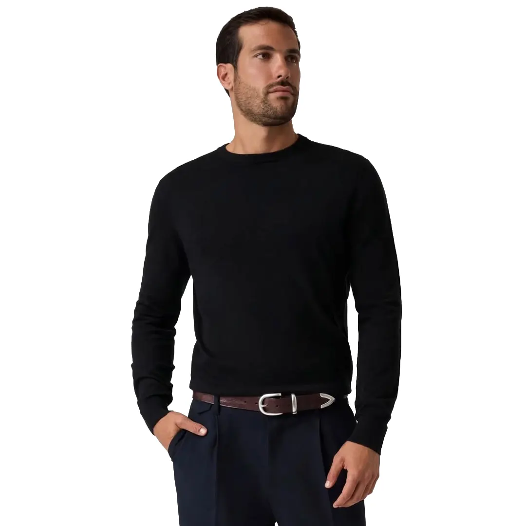 Maglia Misto Lana - Nero - S