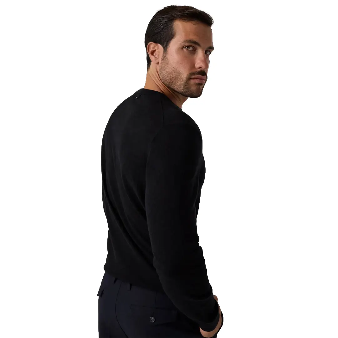 Maglia Misto Lana - Nero - S