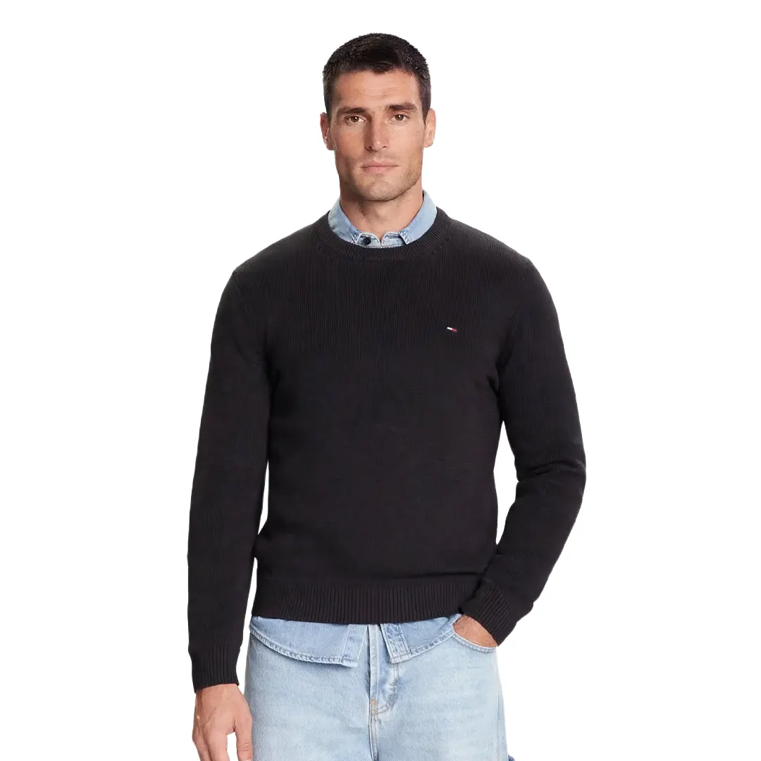 Maglione In Cotone - Nero - S