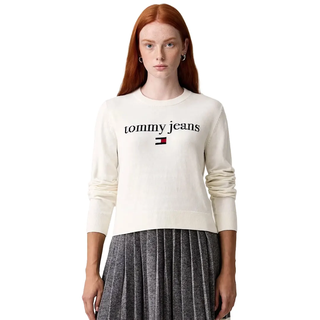 Maglia Misto Lana Donna - Off White - XS