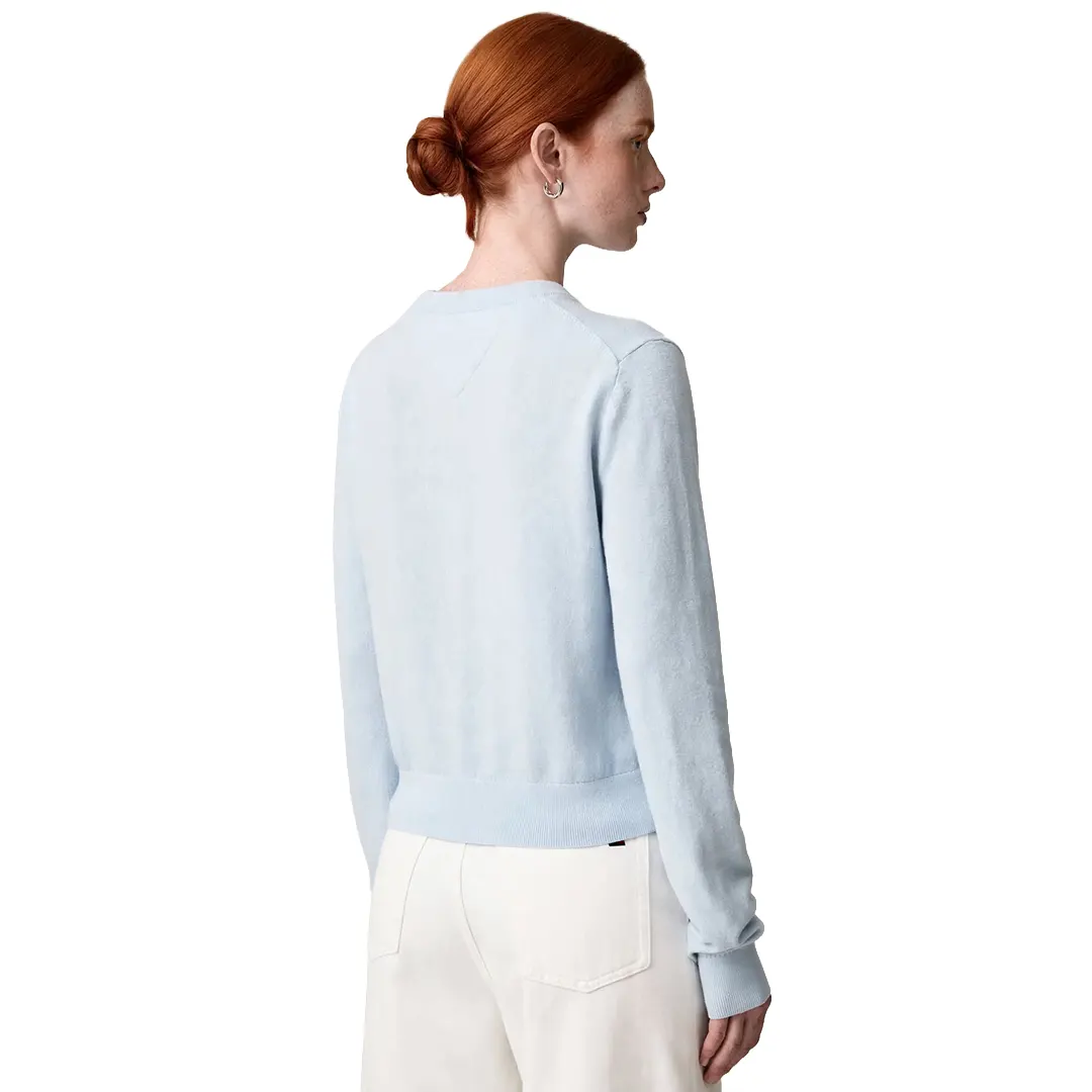 Maglia Misto Lana Donna - Blu Sheer - XS