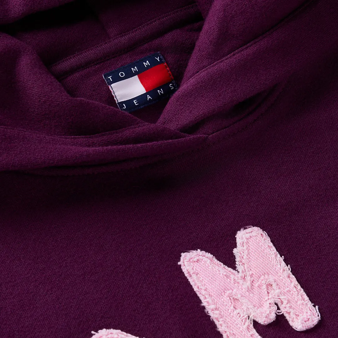 Felpa Cappuccio Donna - Bordeaux Calypso - XS