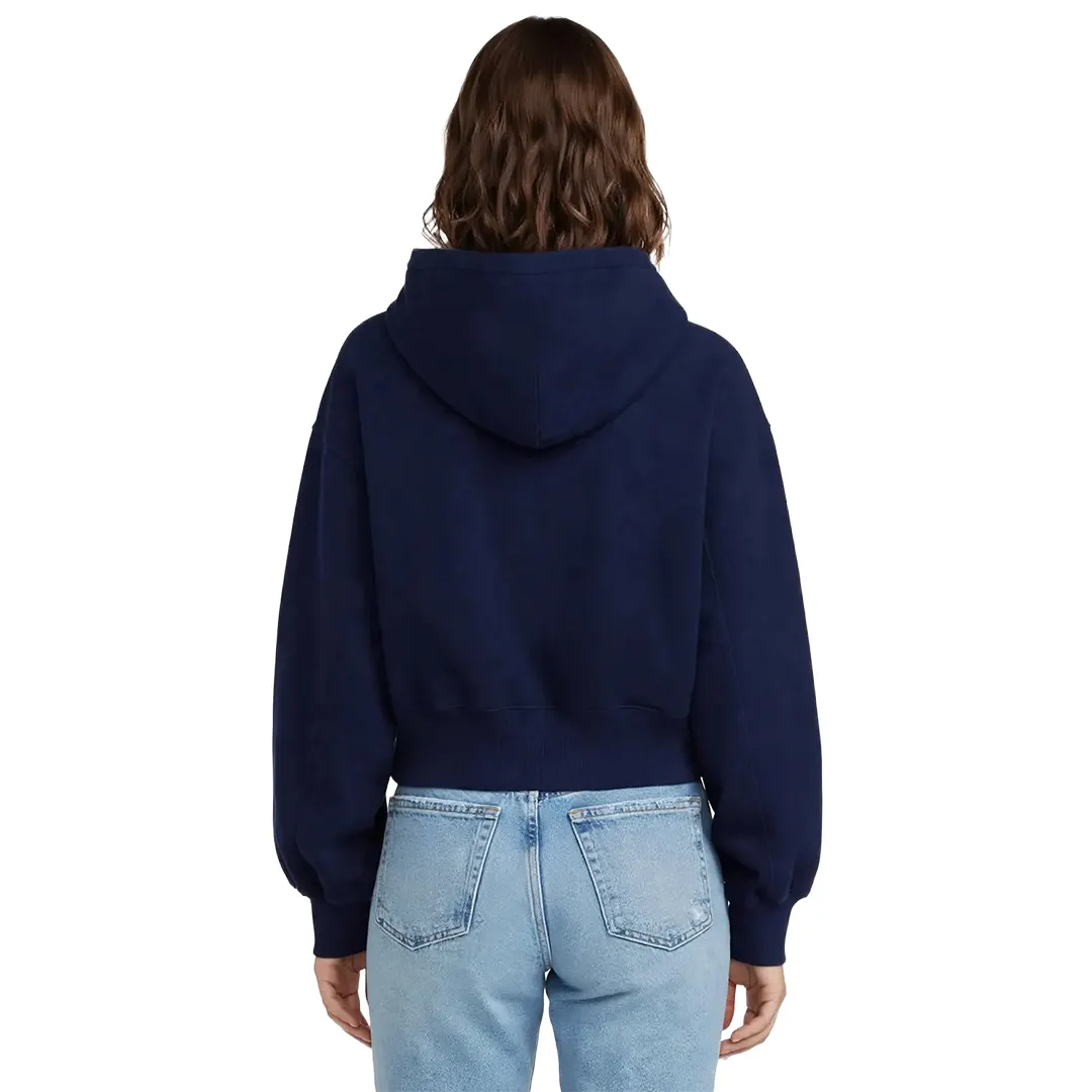 Felpa Cappuccio Donna - Blu Scuro - S