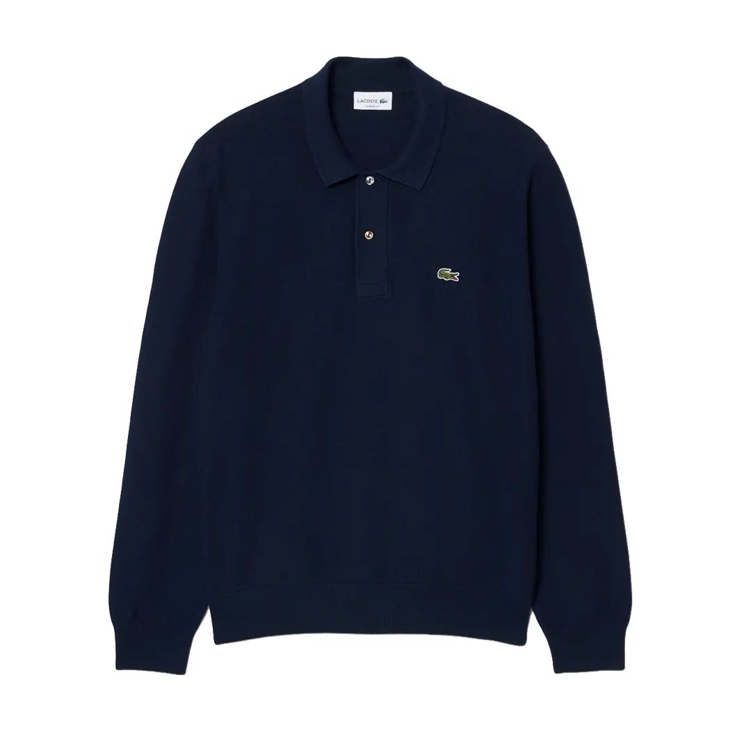 Polo Manica Lunga - Navy 166 - 3/S