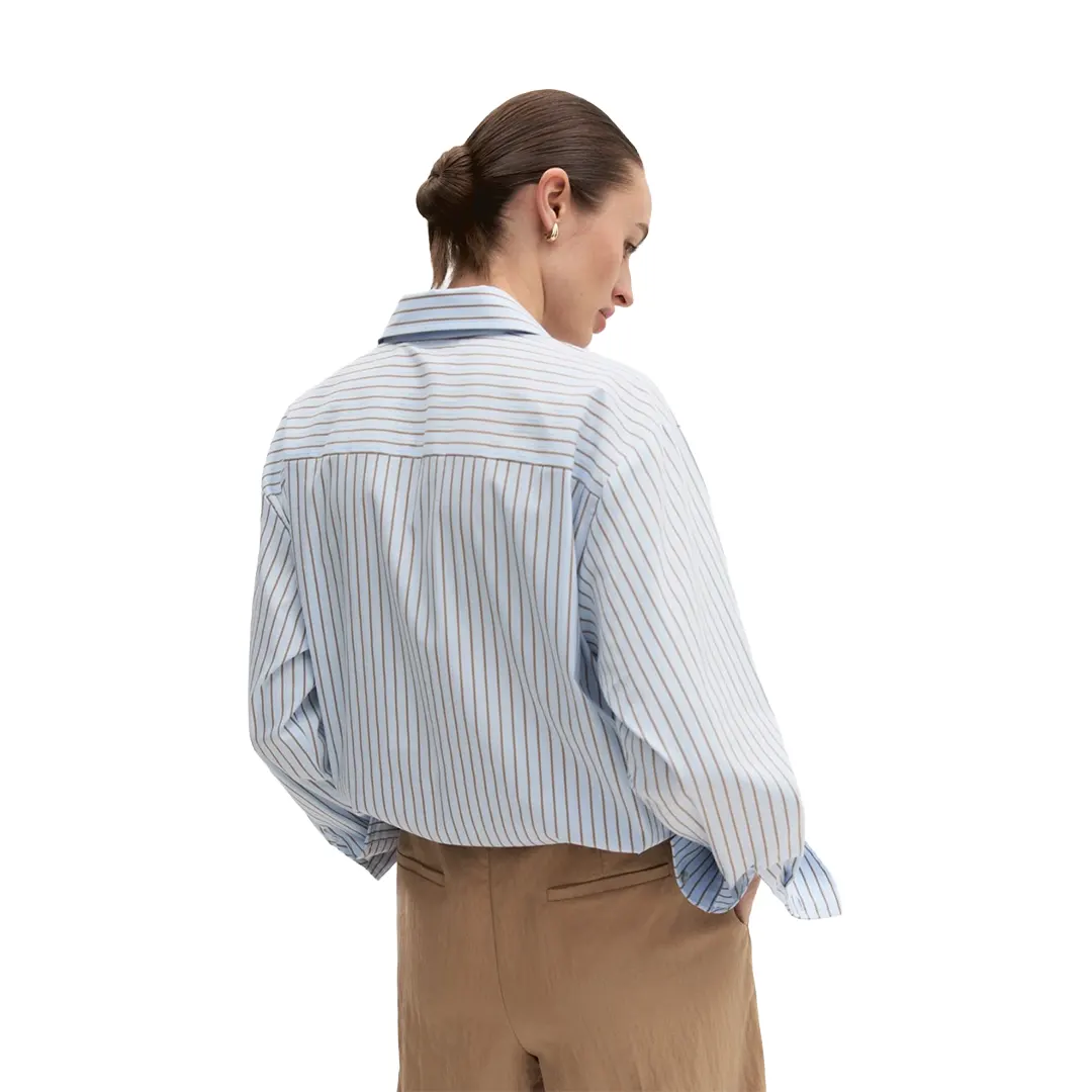 Camicia Balloon Donna - Celeste - 26/40