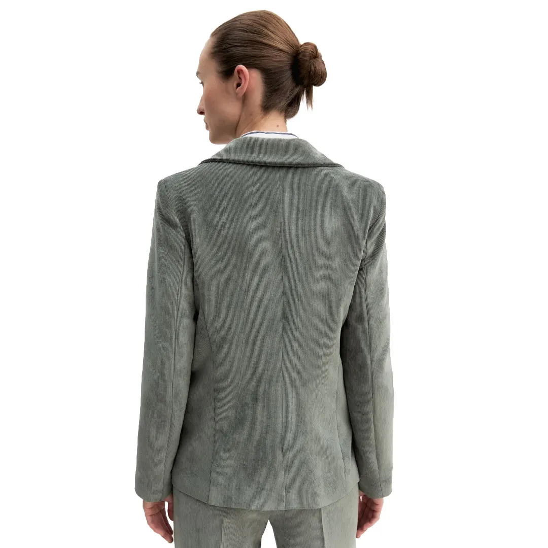 Giacca Velluto Donna - Verde Scuro - 26/40