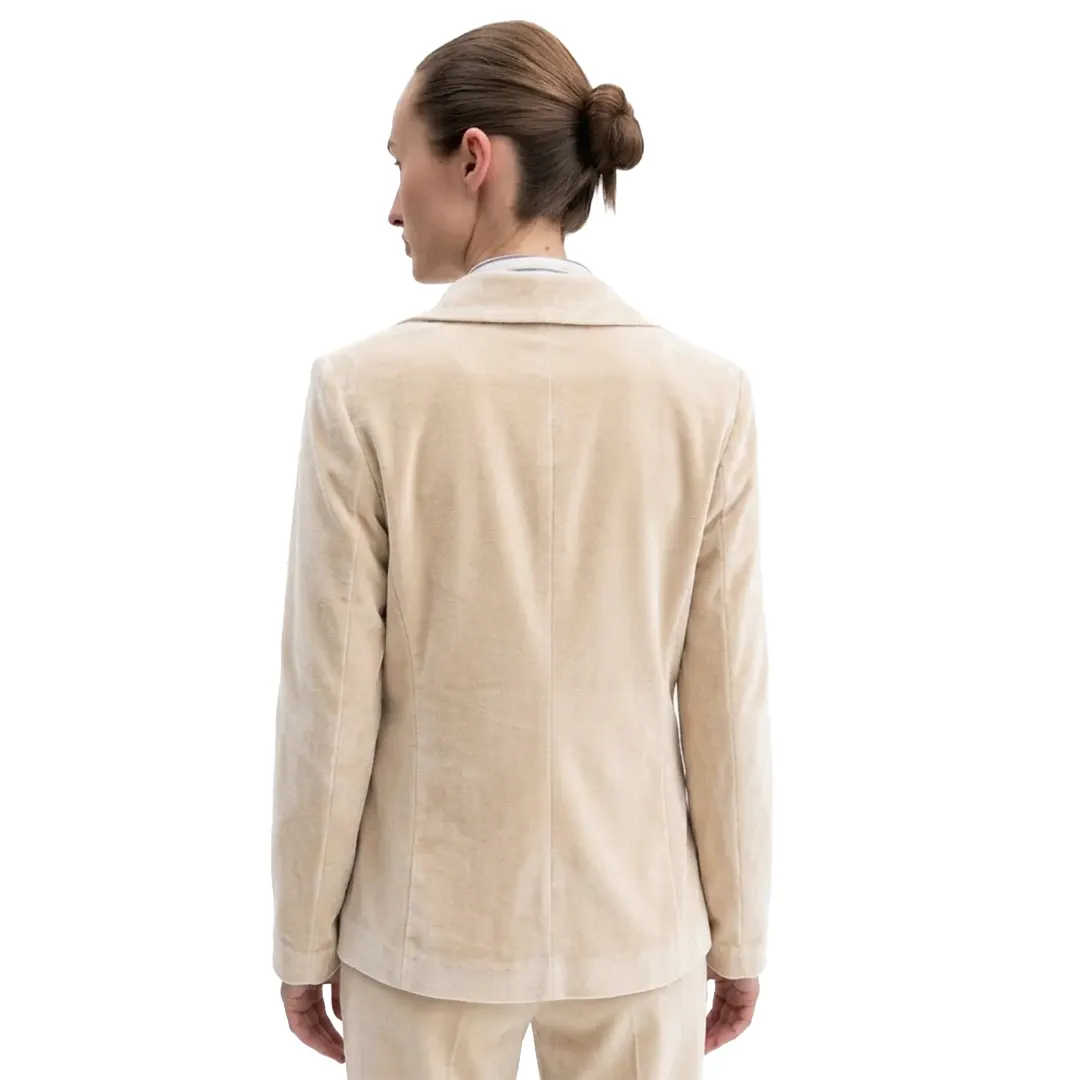 Giacca Velluto Donna - Sabbia - 26/40