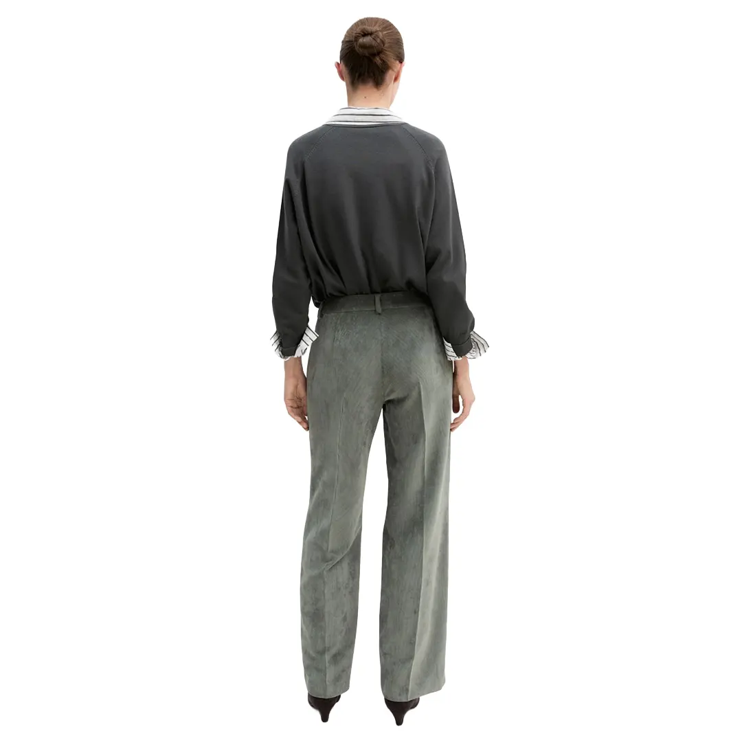 Pantalone Velluto Donna - Verde Scuro - 28/42