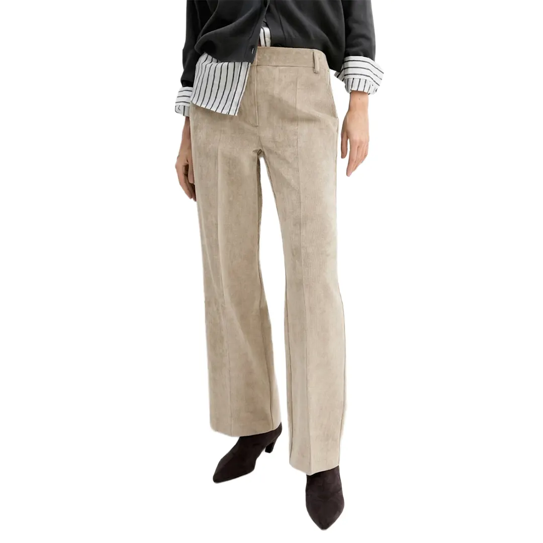 Pantalone Velluto Donna - Sabbia - 26/40