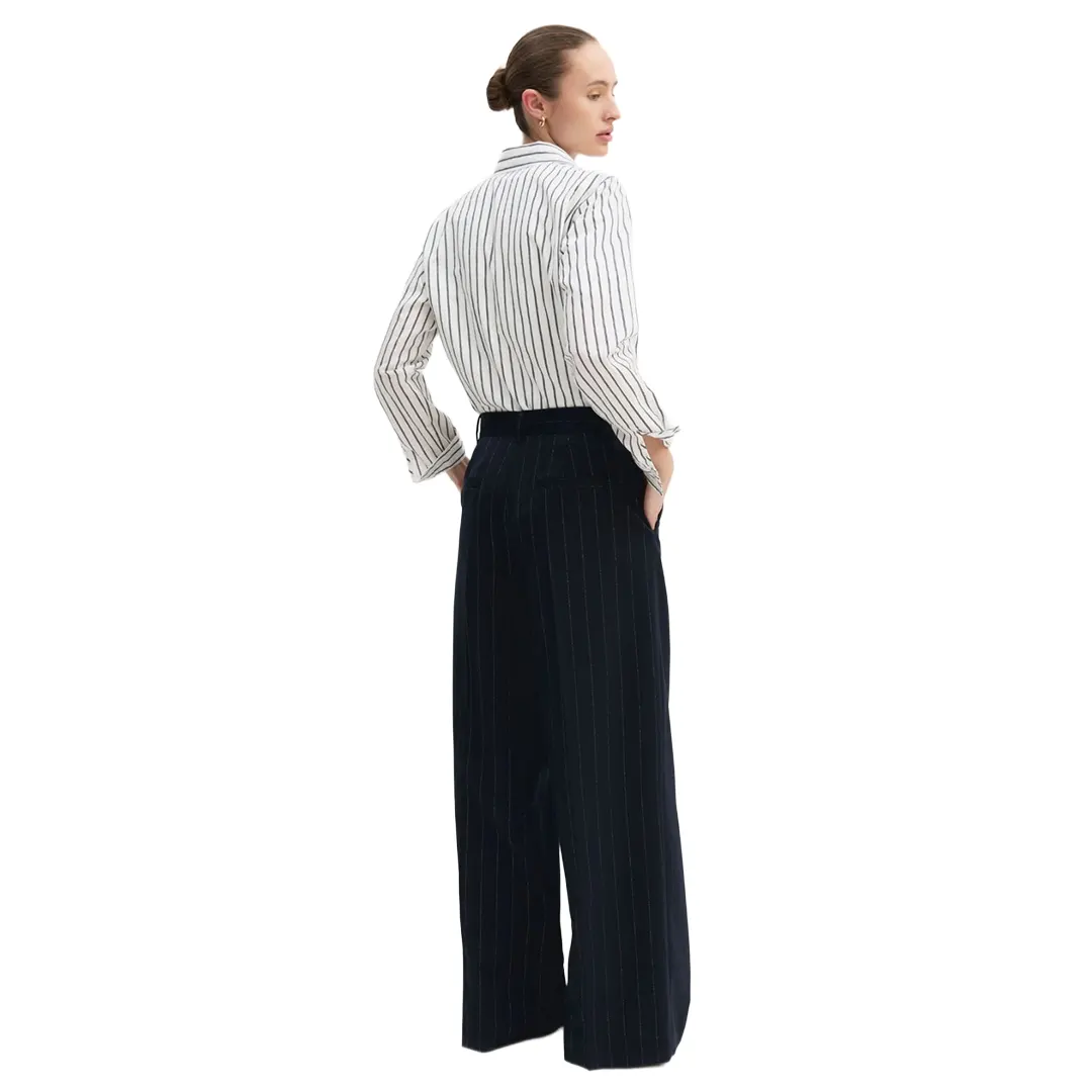 Completo Gessato Lame' Donna - Navy - 26/40